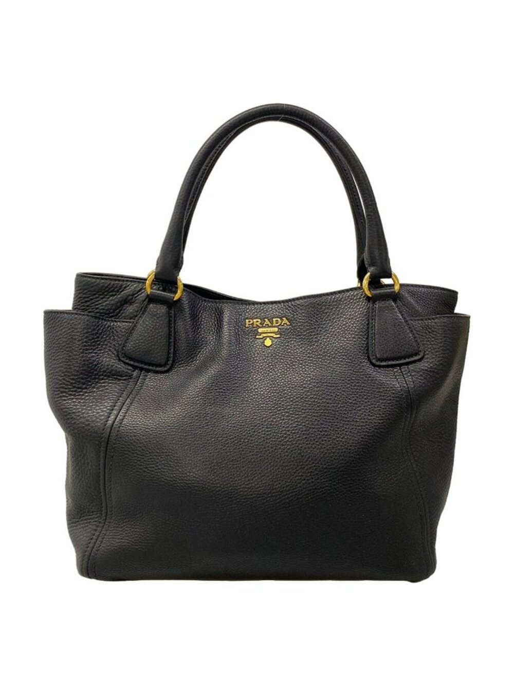 Prada Tote Black Leather